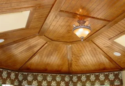 Как да украсят тавана в частна къща материали и тяхното описание