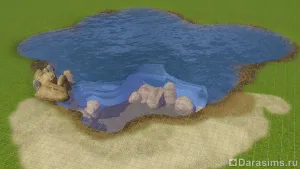 Lacul în Sims 3, care pot înota