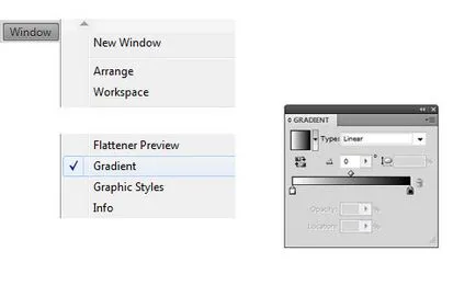 gradienți bar și instrumentul de gradient în Adobe Illustrator, vecart - lecții Adobe Illustrator