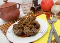 Пиле с ябълки и картофи на фурна - рецептата със снимка