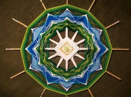 Направете 50 см лъч 12 Mandala