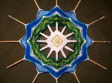 Направете 50 см лъч 12 Mandala