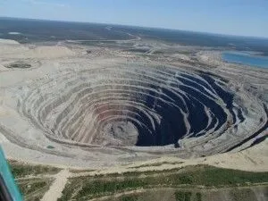 miniere de diamante în România, unele Continent lider