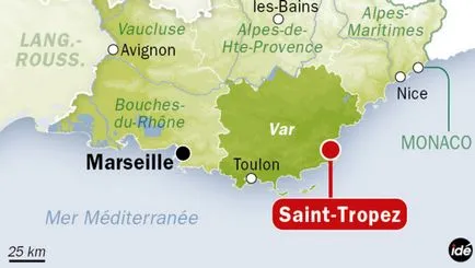 Ahhoz, hogy a St Tropez (Saint-Tropez), Franciaország - közlekedés ütemezés