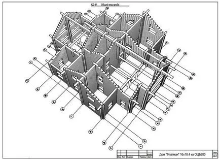 Etapele construirii unei case din bușteni, cherestea profilate, grinzi masive din lemn stratificat -