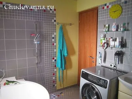 Renovarea baie combinat cu un mini-saună