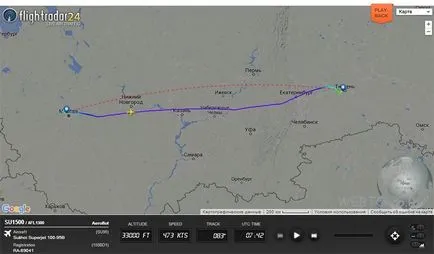 Flightradar24 - a légi jármű repülési térképet, valós idejű repülési követés, ingyenes online