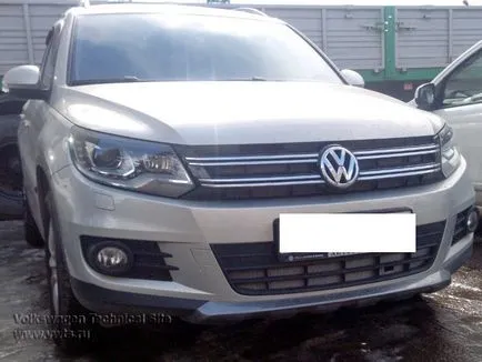 Volkswagen Tiguan növényvédelmi radiátor saját kezűleg