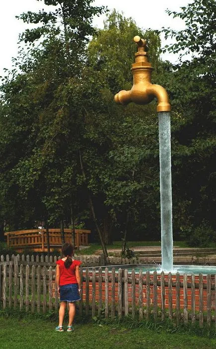 Fountain - a daru lóg a levegőben - (magic csap kút) Cadiz, Spanyolország - utazási portál - World