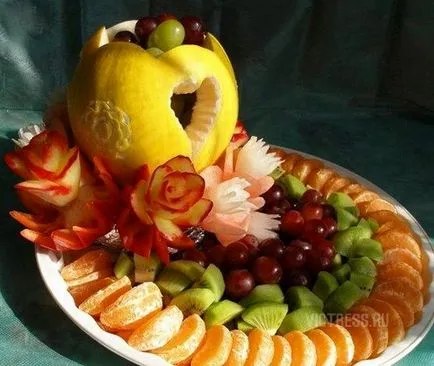 Gyümölcs vágás - egy csodálatos dekoráció az asztalon!