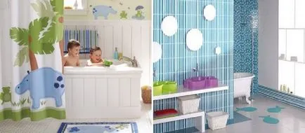 Idei pentru baie cameră pentru copii de design de interior