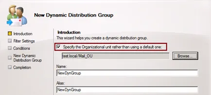 A terjesztési csoportok Exchange Server 2010