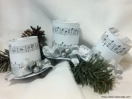 Ideea № 7 decor de Crăciun de hârtie de muzică - Ksyusha Leks (l-Margo) Intrări utilizator de înregistrare