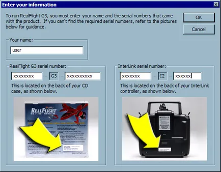 Instrucțiuni de instalare simulator realflight g3