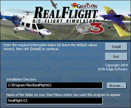 Instrucțiuni de instalare simulator realflight g3