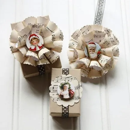 Az ötlet № 7 karácsonyi dekoráció zenei papír - rögzítésére szolgáló felhasználói Ksyusha Leks (l-margo) bejegyzések