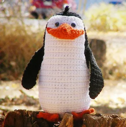 Играчки плетени пингвин от м