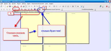 OpenOffice 4 interfész, ha dolgozik, szöveges