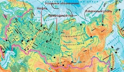 Както се отбелязва в картата на контура на залежите на въглища