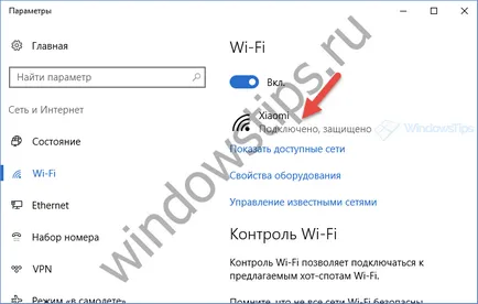 Как да изберете ограничението за връзка с 10 прозорци, включително Ethernet