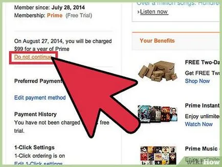 Как да се откажете от безплатна пробна версия на Amazon Prime