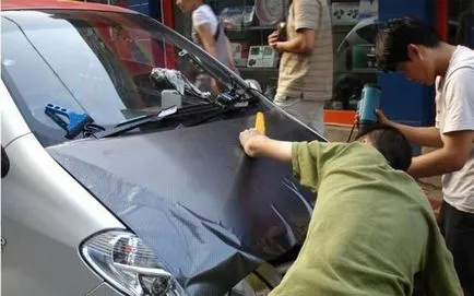 Cum să lipici filmul pe procesul în carboxilic auto