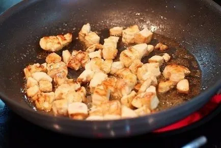 Főzni rizs brokkolival és csirke - recept, összetevők és képek