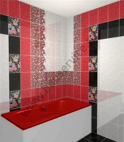 Sakura csempe fürdőszoba tervezés - Shakhtynsk csempe Voronyezs, Belgorod, Lipetsk