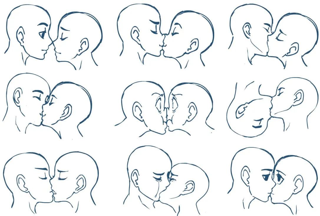 Cum să elaboreze Anime sărut