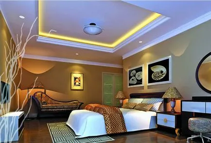 Cum de a face un iluminat spectaculos dormitor, chestii de interior