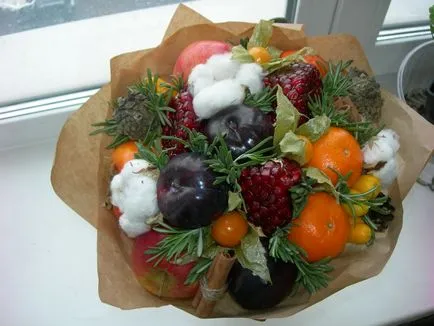 Cum să te face un buchet de legume si fructe