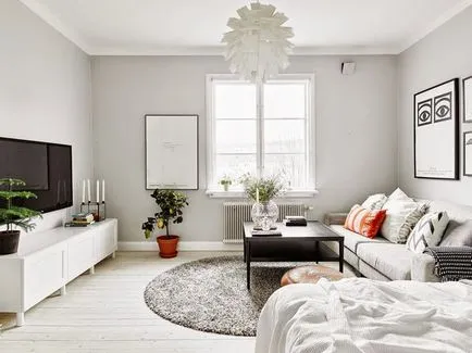 Hogyan lehet kombinálni nappali és hálószoba helyet egy szobában