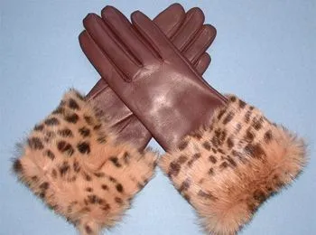 Как да украсят кожени ръкавици - лесно нещо