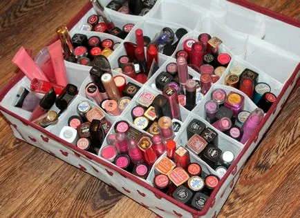 Hogyan kell tárolni a kozmetikumok otthon