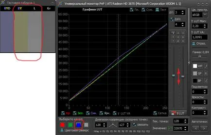 monitoriza programul de calibrare calibrilla - fotokto