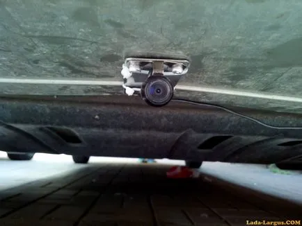 Камера за задно виждане и изглед отпред с монитора в огледалото - Lada Largus клуб