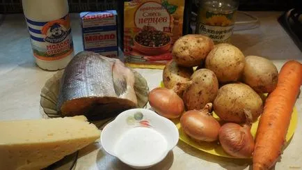 Картофи на фурна с розов рецепта сьомга със снимка
