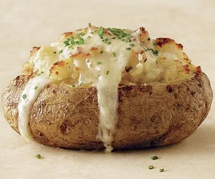 Cartofi, înăbușită cu ciuperci calorii smântână per 100 grame