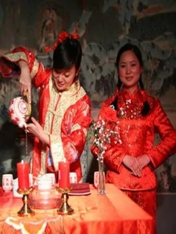 Церемония по китайски сватба чай