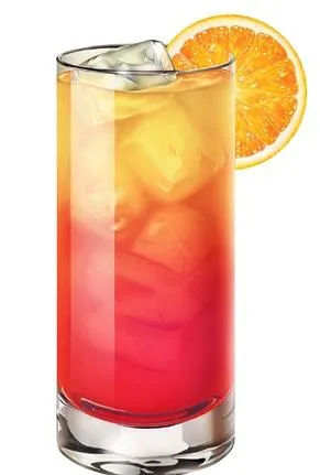 Koktél tequila Sunrise ital recept szép