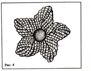 Macrame diagrama de flori țese