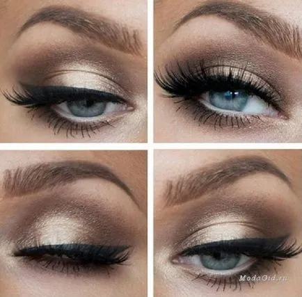 Eye make-up, în 2017, cu 27 de fotografii strălucitoare opțiuni pentru toate ocaziile