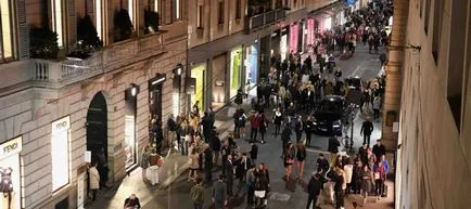 Модата в Милано в Montenapoleone улица - интересно за Италия