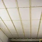 Stripes на тавана, след като живопис, как да се отървете