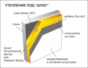 Pictura fațadă a casei sub un sfat profesional haină de blană