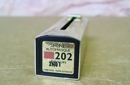 Ruj automatique Shine Guerlain (numărul 202 ton mi-mai) - comentarii, fotografii și preț