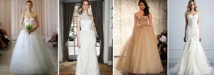 Divat trendek esküvői ruhák 2016 rózsaszín, porszerű és bronz - Fair Masters -