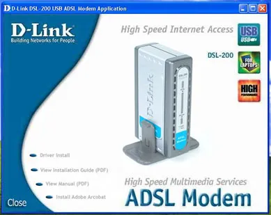 Конфигуриране на ADSL модем г линк 200 USB - Интернет и всичко свързано с него