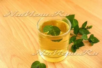 Menta szirup recept