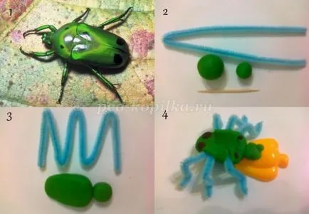 Insecte din plastilină